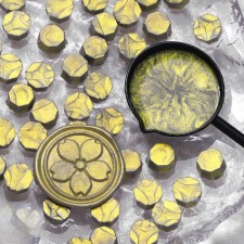 Wax in the olive granules of pearl set of 100 capsules