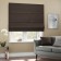 Roman curtain "Wander", size 120x175 cm, chocolate color