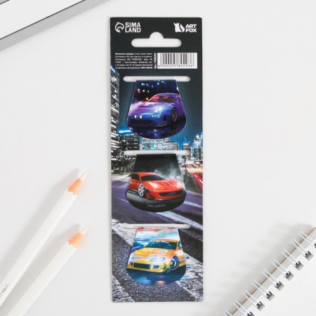 Magnetic bookmarks on the book "Machine", 3 pcs.-2