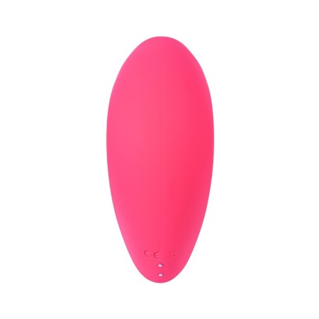 Vacuum-wave stimulator of the Satiffyer Magnetic Deep Pulse clitoris, 11 cm, silicone, pink color-11
