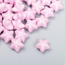 Surgut in granules in the stars' stars bag, pale pink matte 55 g 12x8 cm