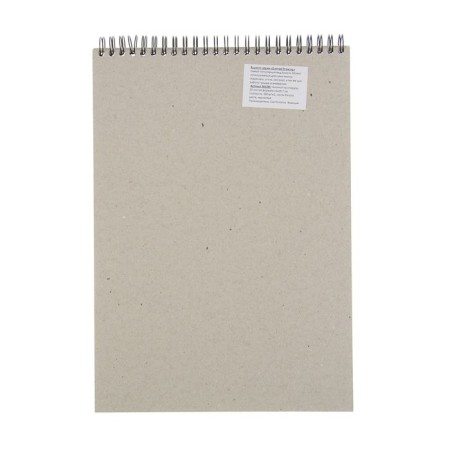 Notepad for drawings, A4, 180 g/m2, Clairefontaine 30 sheets, on spirals, white sheet, granular-2