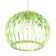 Lamp Bayerlux 6330/1, 1he27 15W, green 31x24+60 cm