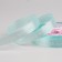Satin tape "Made with love", 15 mm × 23 ± 1 m, blue color No. 104