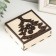 Casket "Christmas tree" 10x10x3 cm