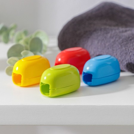 Clips Brush toothbrush caps, 4 pcs, color mix-2