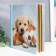 Photo album 10 magnetic sheets "dog" 23x28 cm