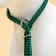 Ringovka with a swivel, 150 x 0.6 cm, black-green