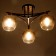 Svetogor chandelier "Level" 3x60W E27 black