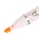 The marker textbook, the tip of the beveled, 4 mm, orange