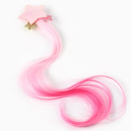A strand for hair on a hairpin "Asterisk" 40 cm