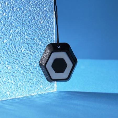 Suspended checker hexagon, vanilla-2