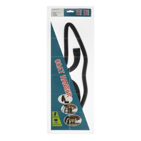 Shoulders with fastening on the headrest, in PVC braids, black-2