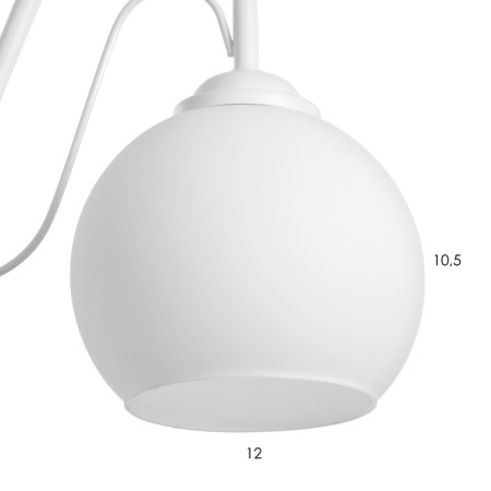 Lyana chandelier 5he27 40w is white 55x55x36 cm Bayerlux-5