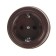 Bironi socket, with salary, plastic, brown