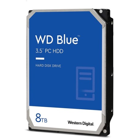 Wd Sata-III 8TB WD80Eazz Blue (5640RPM) 128MB 3.5 "Hard disc.