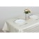 Oilcloth polyline "Tatro", 140 cm, roll 15 pog.m, white color