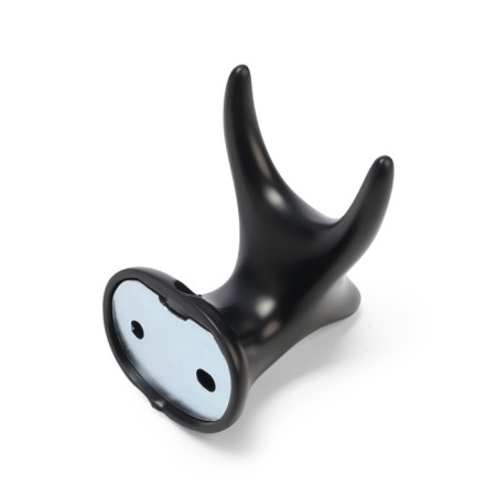 Furniture hook Cappio Bambi, two -rod, zinc, black color-5