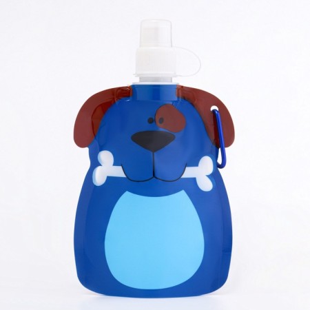 Water flask, 280 ml, "animals", 22 x 12 cm, mix-6
