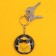 Kyuchka keychain with a flashlight "too bright", 5 x 5 cm