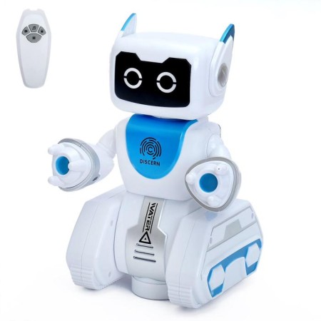 The robot is interactive, radio -controlled “volt”, light and sound effects, works from batteries
