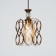 Bayerlux lamp "Infinity" E27 40W gold 15.5x15.5x18-118 cm