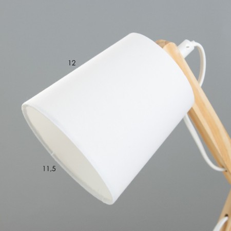 Bend table lamp E14 40W white 22x14x42cm Risalux-4