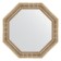 Mirror in the baguette frame, a silver aquate 93 mm, 77.8x77.8 cm