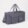 Sports bag, lightning department, 4 outer pockets, long belt, gray color