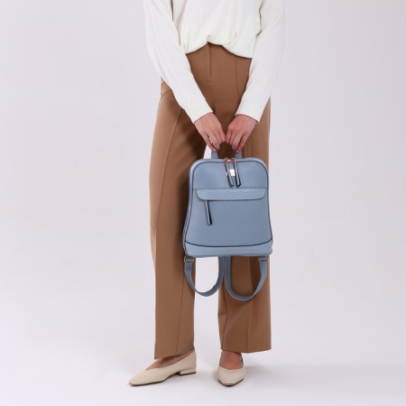 City backpack with lightning, blue color-4