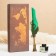 Gift set 3B1 "Steampank" Power pen, ink, tips, green