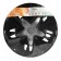 Wheel caps 16 "Super Astra T", Silver/Black, Carbon, 2 pcs Airline AWCC-16-05