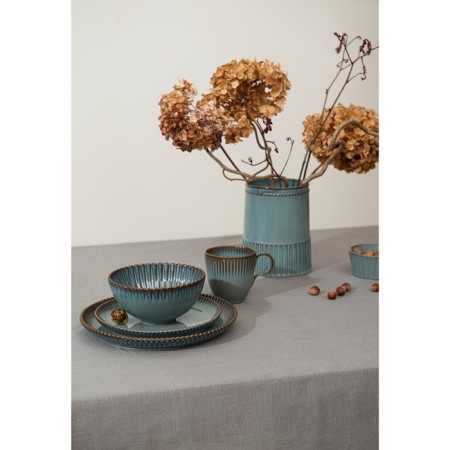 Set of plates Tkano Kitchen Spirit, 21 cm, 2 pcs, dark gray color-7