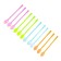 Plastic spoons, set 12 pcs., Mix colors
