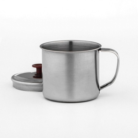 Western stainless steel mug, 320 ml, D = 9 cm, chrome color-2