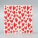 Box for sweets, confectionery packaging, 9 cells, “I love you”, hearts, 14.5 x 14.5 x 3.5 cm