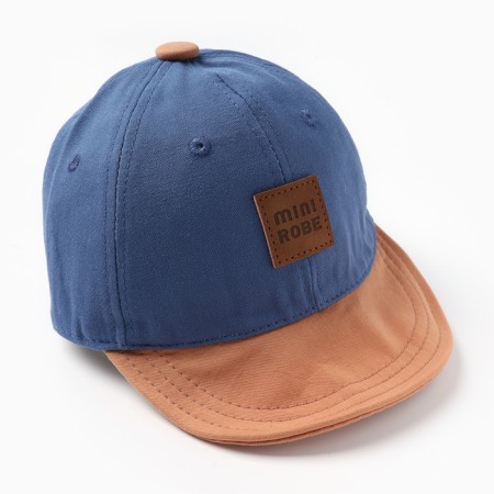 Cap "baseball cap" children, blue color, size 44-46