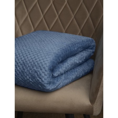 Texrepublic blanket, size 200x220 cm, blue color-2