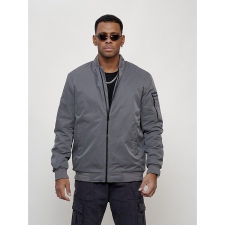 Male bomber, size 54, gray color-4