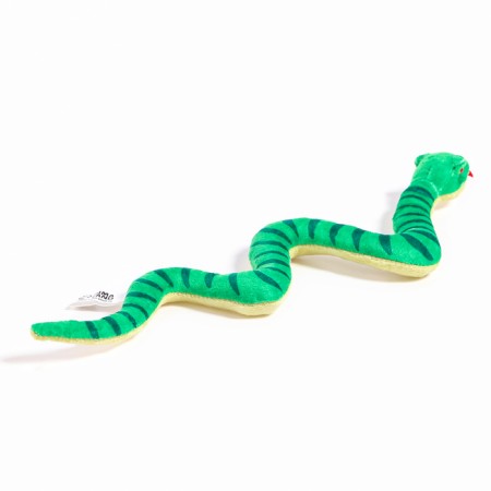 Soft toy "Snake", 39 cm, green color-4