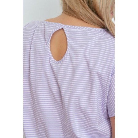 Female T -shirt, size 62, lilac color-4