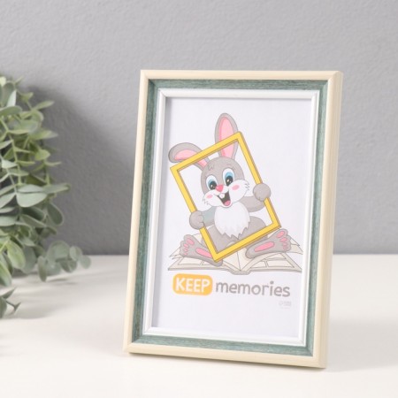 Photo frame Plastic "Nensi" 10x15 cm, green-1