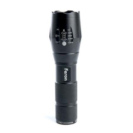 Фонарь ручной Feron TH2400 с аккумулятором USB ZOOM-1