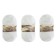 Yarn "Nosomic supplement" 100% polypropylene 200m/50g set 3pcs (snow -white)