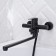 Bath mixer "RMS" SUS124BL-006EP, pouring 350 mm, shower set, stainless steel