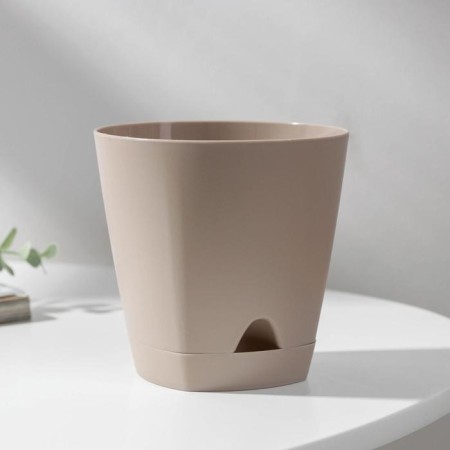 A set of pots for flowers with basic watering amsterdam, 650 ml, 5 pcs, color mix-2