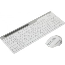 Клавиатура + мышь A4Tech Fstyler FB2535C клав:белый/серый мышь:белый/серый USB беспроводная   103388