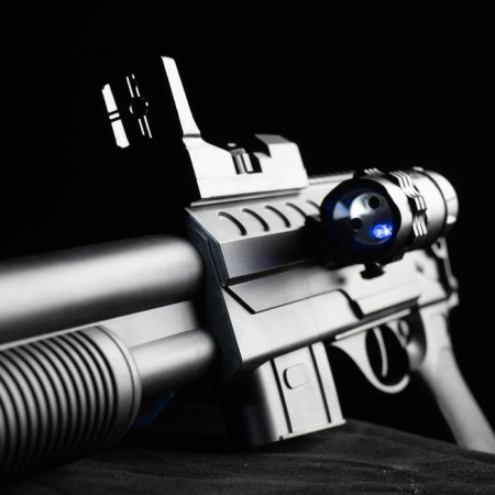 Pneumatic “Storm” shotgun, with a flashlight-5