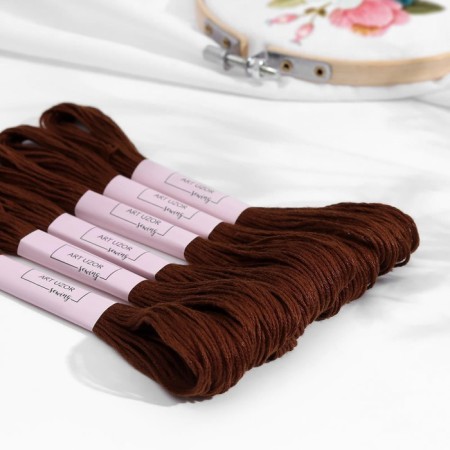 Muline threads, 8 ± 1 m, color brown-sand No. 898-1
