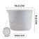 The glass is measured for creativity, 1000 ml.